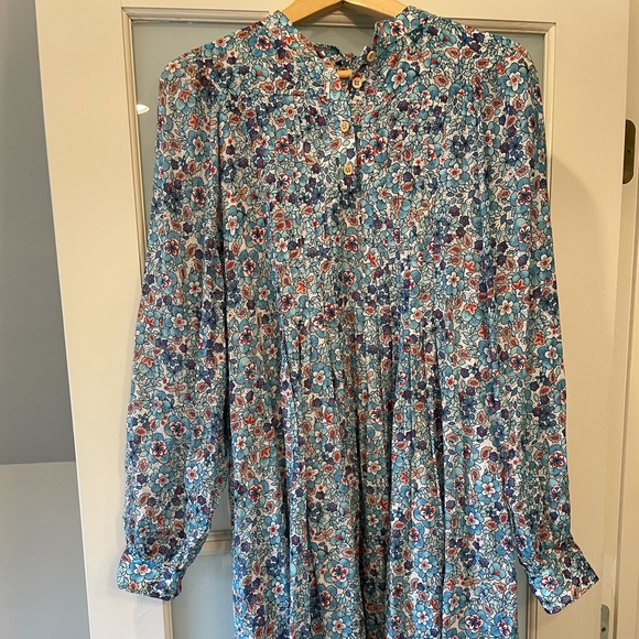 Warm NY June Liberty Fabric Floral Dress - Picture 3 of 11